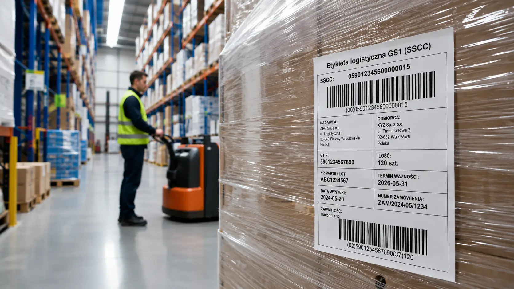 Etykieta logistyczna GS1 – co musi zawierać?